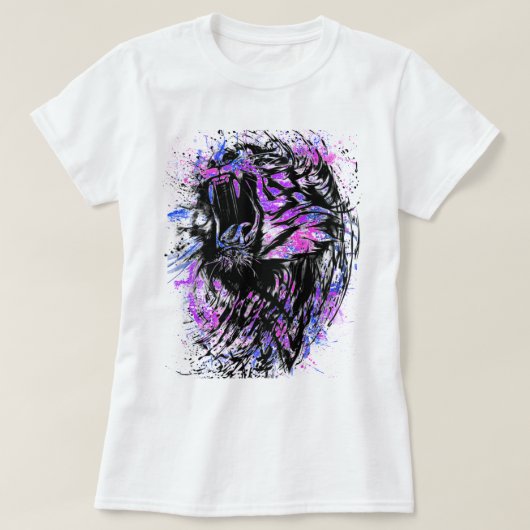 タイガーアート Tシャツ (デザイン正面)