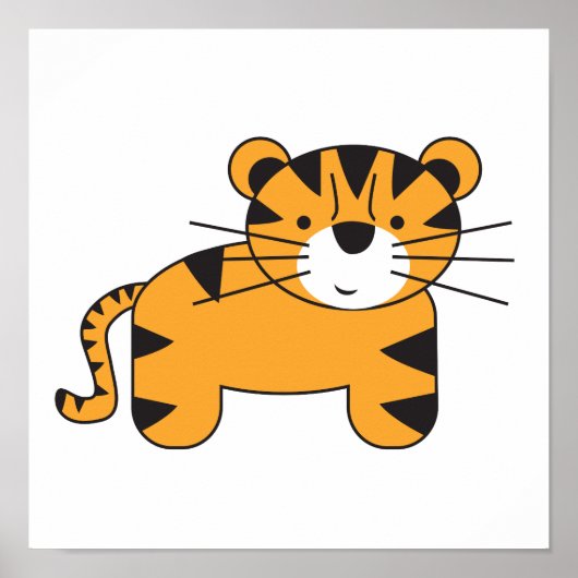 タイガーイラストレーションバイロレナデパンテ ポスター (正面)