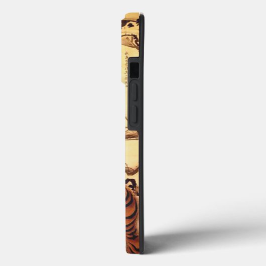 タイガーイラストレーションby伊藤若冲 Case-Mate iPhoneケース (裏面 / 左)