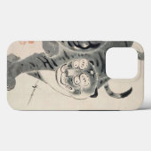 タイガーイラストレーションby伊藤若冲 Case-Mate iPhoneケース (裏面 (横))