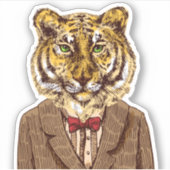 タイガーイン夕べ衣服 シール (正面)