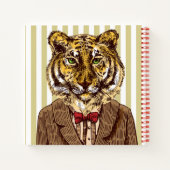 タイガーイン夕べ衣服 ノートブック (裏面)