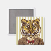 タイガーイン夕べ衣服 マグネット (正面/裏面)