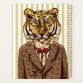 タイガーイン夕べ衣服 |名前の追加 プランナー手帳 (裏面)