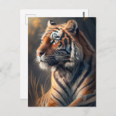 タイガーイン自然ポストカード ポストカード (正面/裏面)