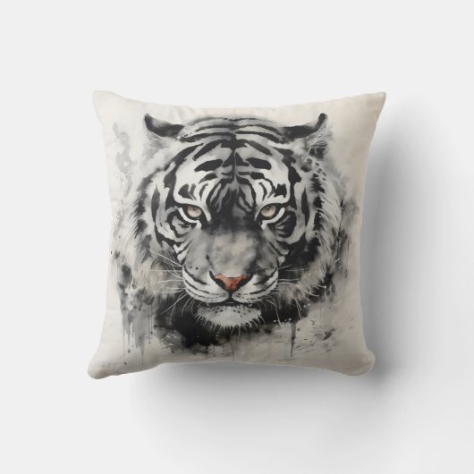 タイガーイ絵を描ンク クッション (裏面)