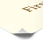 タイガーウェルカムファースト誕生日パーティー ポスター (コーナー)