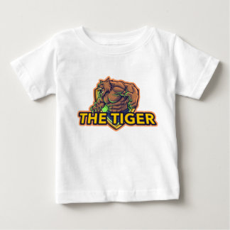 タイガーウォリアービーストゲーミングマスコットロゴ ベビーTシャツ