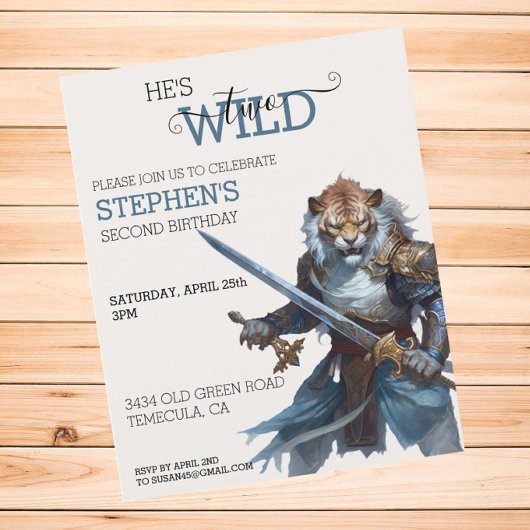 タイガーウォリアー騎士2ワイルドセカンド