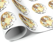 タイガーウォーター中国のカラー2022年新年〔占星術の〕十二宮図 ラッピングペーパー (ロールコーナー)