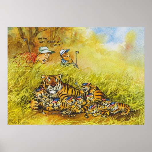 タイガーウッズ ポスター (正面)