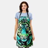 タイガーエプロンカラフル – タイガーアイエプロン エプロン (着用した状態)
