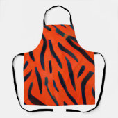 タイガーオレンジプリントエプロン エプロン (正面)