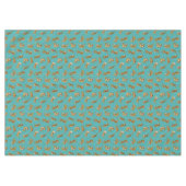 タイガーオンティール（緑がかった色）パターン テーブルクロス (正面(横))
