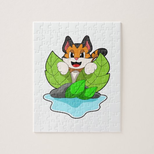 タイガーオン狩り ジグソーパズル (縦)