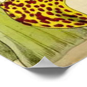 タイガーオーキッドユニークポスターデコール ポスター (角)