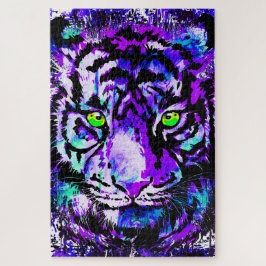 タイガーカッコいいパズル – ブルータイガースケッチパズル ジグソーパズル