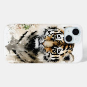 タイガーカッブイ絵を描ンク Case-Mate iPhoneケース (裏面 (横))