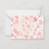 タイガーカッブキッズバレンタイン教室パーティー ノートカード (裏面)