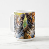 タイガーカッブマグデザイン コーヒーマグカップ (正面左)