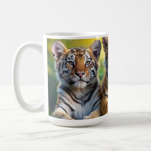 タイガーカッブマグデザイン コーヒーマグカップ (左)