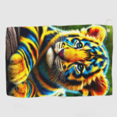 タイガーカッブ ゴルフタオル (横)