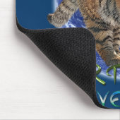 タイガーカッブ、地球の日の野生生物保護マウスパッド マウスパッド (コーナー)