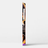 タイガーカッブ、紫色の花 Case-Mate iPhoneケース (裏面 / 左)