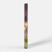 タイガーカッブ、紫色の花 iPhoneケース (右側面)