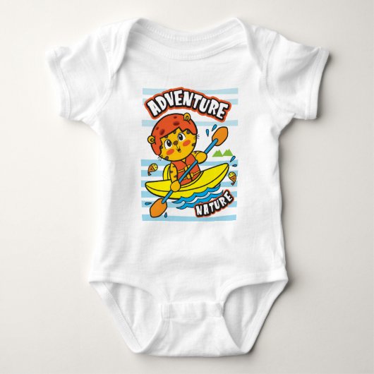 タイガーカヤック ベビーボディスーツ (正面)