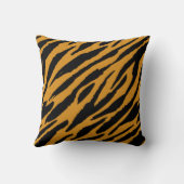タイガーカラーパターン動物の恋人 クッション (裏面)
