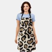 タイガーカラーパターン動物愛好家 エプロン (着用した状態)