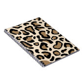 タイガーカラーパターン動物愛好家 ノートブック (右側)