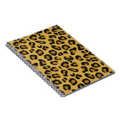 タイガーカラーパターン動物愛好家 ノートブック (右側)