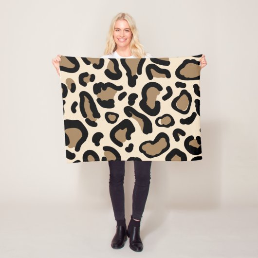 タイガーカラーパターン動物愛好家 フリースブランケット (インサイチュ)