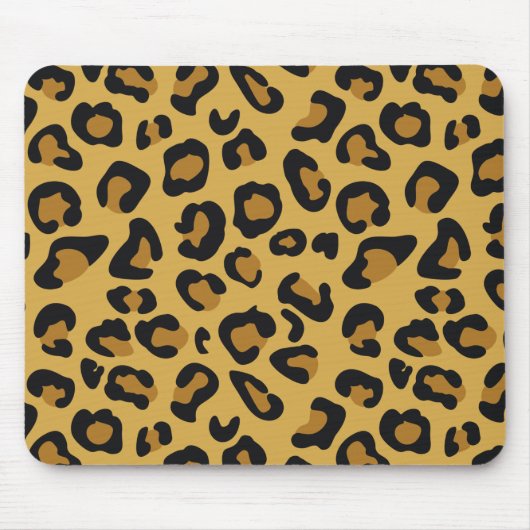 タイガーカラーパターン動物愛好家 マウスパッド (正面)