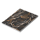 タイガーカラーパターン動物 ノートパッド (回転)