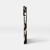 タイガーカラーパターン動物 iPhoneケース (左側面)