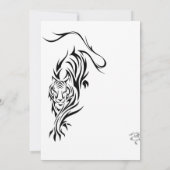 タイガーカード 招待状 (裏面)