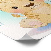 タイガーキッズルームポスターサファリ子供部屋プリント ポスター (角)