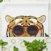 タイガーキッチンタオル キッチンタオル (折り畳み)