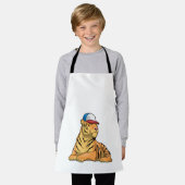 タイガーキャップ エプロン (着用した状態)