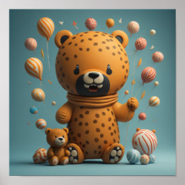 タイガーキュートベビー ポスター