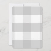 タイガーキューブフローラリースベビーシャワー招待状 招待状 (裏面)