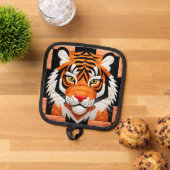 タイガーキルト 鍋敷き (トップダウン)