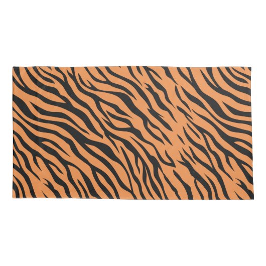 タイガーキングサイズ枕ケースペア 枕カバー (裏面-左)