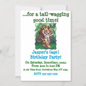 タイガーギフト&アクセサリー マグネット招待状 (正面)