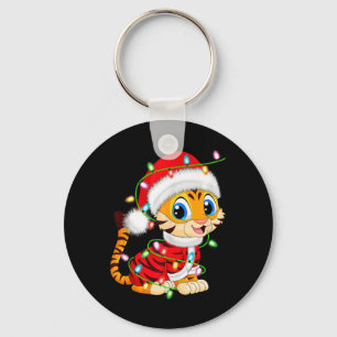 タイガークリスマス照明サンタコスチュームタイガークリスマス キーホルダー
