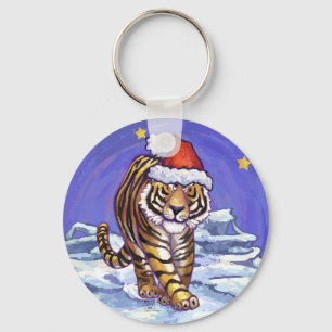 タイガークリスマス キーホルダー