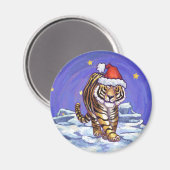タイガークリスマス マグネット (正面/裏面)